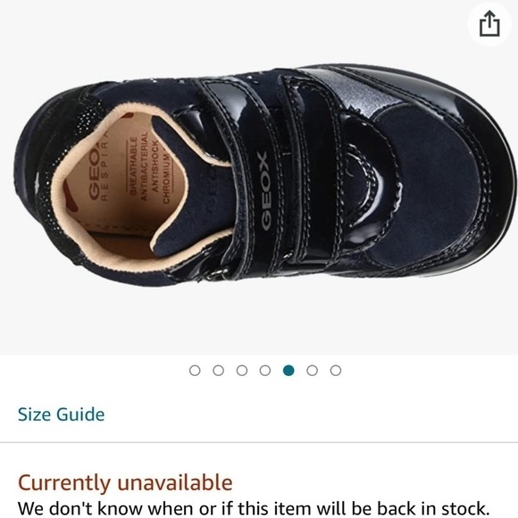 𝅺geox navy sparkle booties - Picture 3 of 7